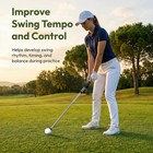 Golf Swing Retractable Trainer - Click Stick Grip For Swing Speed Tempo Practice