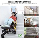 Motorized Stair Climbing Wheelchair Elevator Stairlifts Mobility Chair Battery