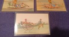 China Water Color Hand Made Collage Stamps Postcard Real Lot 1910s To 1930s Era