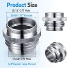 Brass Faucet Adapter  Kitchen Sink Faucet Adapter To Garden Graden Hose Adapter