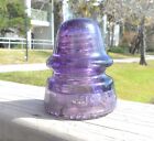 Nice Purple Cd 162 H g co Signal Style Glass Insulator