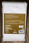 Everhome Egyptian Cotton Flat Sheet King - California King Bright White Scallop