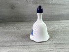 Souvenir Reno Nv Ceramic Hand Bell 4  Blue White Red