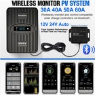 Mppt 40 60amp Solar Charge Controller For 12v 24v Dc Lcd Battery Pv Regulator Us