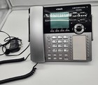 Vtech Cm18445 4 Line Business System Desk Phone Silver Black Corded Office Phone