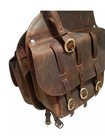 Western Horse Leather Saddle Bag Heavy Duty Traditional Trail Ride   Saddle Bag 