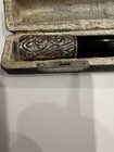 Vintage Conductor   s Baton With Sterling Silver Finishes  Wonderful Designs Case