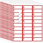 750 Pcs Christmas Address Labels 1 X 2 625 Inch Mailing Label Winter Foil Pri   