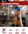 2300w Handheld Electric Cement Mixer  6-speed  110v For Concrete  Mortar  Paint