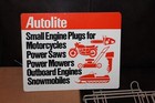 Rare Nos Vintage Autolite Motorcycle Marine  Spark Plug Metal Sign Display Oil