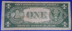 Series 1935 F Blue Seal One Dollar Silver Certificate Note   No Motto  