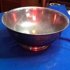 Vintage Silver Plate Footed Serving Bowl Gorham  yc781  9 X 4 5    022726b