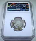1849 Costa Rica Silver 2 Reales Counter Stamp Ngc F Details Countermark 2r Coin