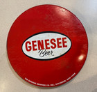 A Nice Vintage 12    Red   White Metal Beer Tray From Rochester New York