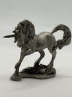 Vintage Hudson Pewter Unicorn Figurine 2109  Fantasy Figure