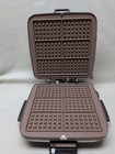 General Electric Waffle Baker Rev Plates Art Deco 1960 s Vintage 26g46t Clean