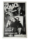 Near Mint The Police 1979 Original 1st Print  Zellerbach Berkeley Aor 5 2 Poster