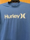 Hurley Blue Long Sleeve Upf 50  Surf Shirt Rash Guard Tee Men s Medium