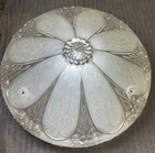 Vintage Art Deco White Frosted Glass Ceiling Light Shade Fixture Lamp Flower 10   