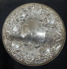 Towle Sterling Silver  925 Repousse Compact Hand Mirror 3 1 4  Engraved  figio 