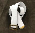 White Buff Leather Cavalry Carbine Sling With Clip - Pre-civil War  Mexican War