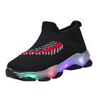 Children Kids Baby Girls Boys Sneakers Bling Led Light Luminous Sport Shoes    