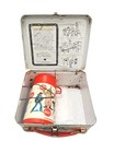 1977 Vintage Walt Disney  Mickey Mouse Club Metal Lunchbox   Thermos Aladdin 