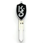 Rotary13b1 Silvia K s Key Blank In Black Enamel For Ignition Door - 240sx