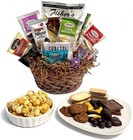 Custom Gift Basket Handmade With Gourmet Chocolates  Cookies  Snacks  And Candy 