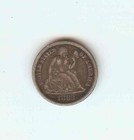 1883 Love Token Engraved On 1883 Liberty Seated Dime