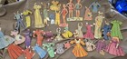 Huge Vintage 1960s Paper Dolls 22 Dolls And 213 Pieces Of Clothing   Accessories