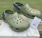 Crocs Off-road Sport Clogs Album Green Navy 202651-3c7 Unisex Size M10  W12 New