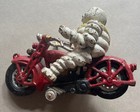 Mascot Michelin Bibendum Tire Cast Iron Advertising Sculpture Statue Motorcycle