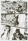 Jla  120 Original Art Page Signed Tom Derenick Batman Green Arrow Lantern Flash