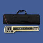 1960s Guyatone Hg-92 Double Pickup Lap Steel Mij Aged Ivory With Soft Case
