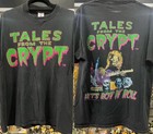 Tales From The Crypt Movie 90s Rare Design 2 Sided Black T Shirt Men Women