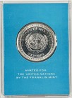 Franklin Mint United Nations Official 25th Anniversary Commemorative Medal