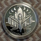 2000 Canada  1 Silver Dollar Proof Silver Voyage Of Discovery