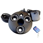 3 Jet Pond Fogger W  Rgb Led Lights   Remote Control-floating Water Mister-fog