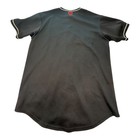 Us Navy Baseball Jersey Button Down Adult L Black With Patches