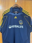 Adidas Los Angeles Galaxy Navy Blue Soccer Jersey 2009 Mls Mens Size Large