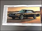 1982 Dodge Mirada Original Car Sales Brochure Catalog