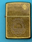 Vintage 1997 Camel Genuine Taste Antique Brass Zippo Lighter New