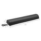 Half Round Massage Table Bolster Pillow Pad  26 X 6 X 3 Inch  Black