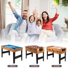 48  3-in-1 Multi Combo Game Table Foosball Soccer Billiard Slide Hockey For Kids