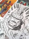 Gladiator Hulk 11x17 Original Art Signed By Artist Michael Fulcher