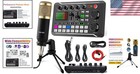 Professional Podcast Mixer   Condenser Microphone Set For Ultimate Streaming