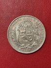 1888 Tf Peru Un Sol Silver Coin 90  25g 22 5g Asw