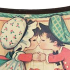 Vintage Homco Love Wall Plaque Kissing Couple 1970s Decor Hippie Decoupage 13 