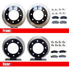 Front   Rear For 2008-12 Ford F-250 Super Duty 4wd Disc Brake Rotors   Brake Pad